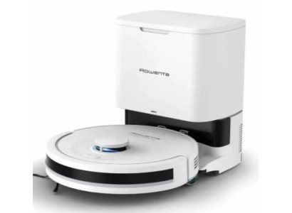 Робот-пилосос Rowenta миючий X-PLORER Serie 90+, 6000ПаВт, h=9.7см, 0.26л, конт пил -0.29л, автон. робота до 270хв, білий