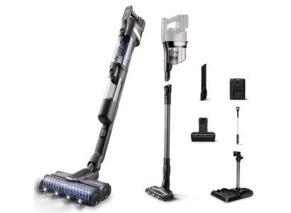 Пилосос Philips безпровідний AquaTrio, 9000 Series вологе прибирання, конт пил -0.42л, автон. робота до 25хв, PowerCyclone Aqua, турборежим, чорний