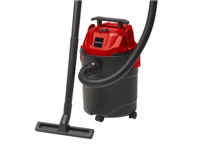 Пилосос професійний Einhell TC-VC 1820, 1250 Вт, пластик 20 л, 180 мбар, шланг 1.5 м, кабель 3 м, 3.6 кг
