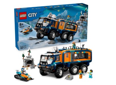 Конструктор LEGO City Арктична дослідницька вантажівка з науковою лабораторією