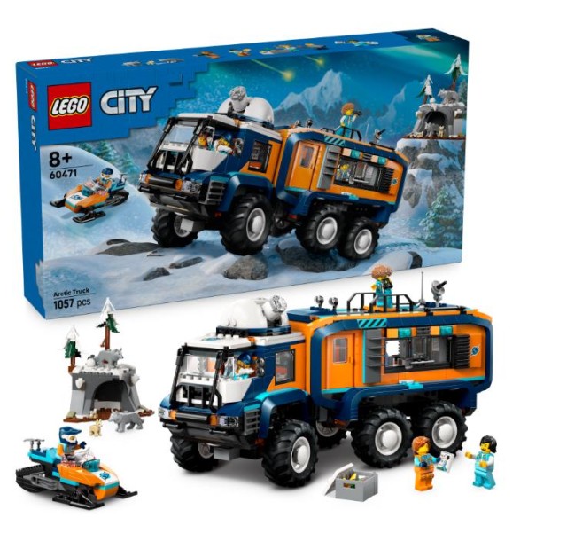 Конструктор LEGO City Арктична дослідницька вантажівка з науковою лабораторією