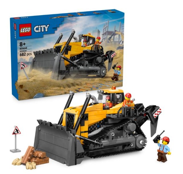 Конструктор LEGO City Жовтий бульдозер