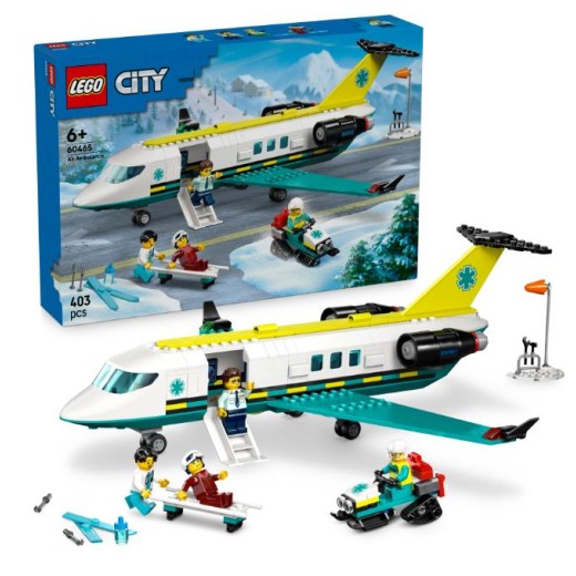Конструктор LEGO City Літак швидкої медичної допомоги