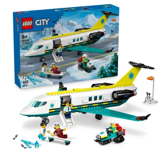 Конструктор LEGO City Літак швидкої медичної допомоги