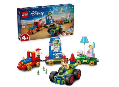 Конструктор LEGO Disney Pixar Святкування з Історії Іграшок: потяг і авто для перегонів