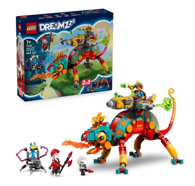 Конструктор LEGO Dreamzzz Вогняний хамелеон Матео