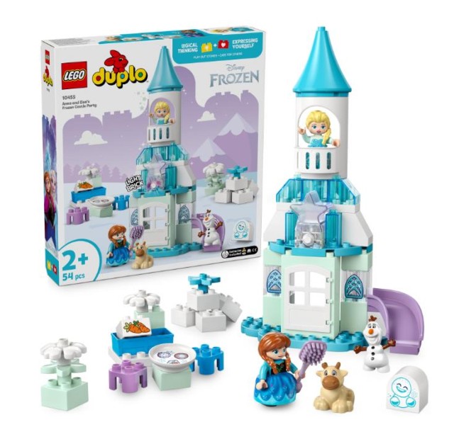 Конструктор LEGO DUPLO Disney Вечірка у крижаному палаці Ельзи та Анни