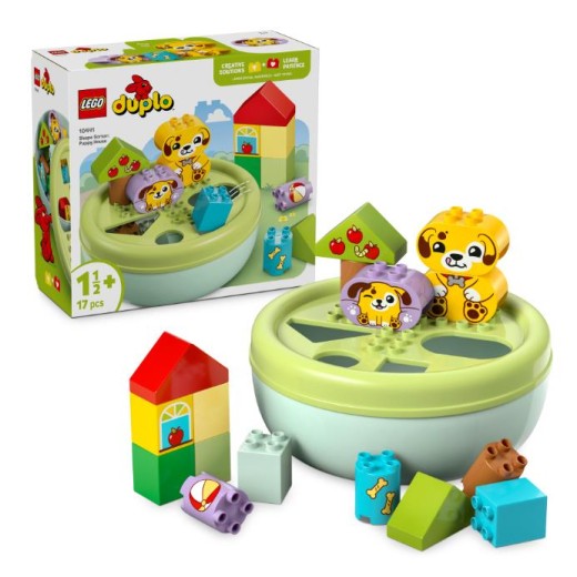 Конструктор LEGO DUPLO My First Сортувальник фігур: будинок для цуценят