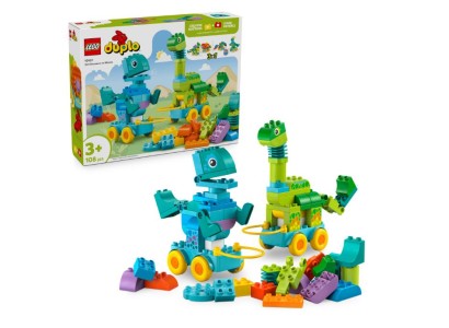 Конструктор LEGO DUPLO Town Динозаври на колесах 3в1