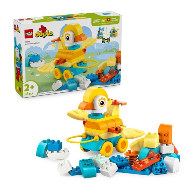 Конструктор LEGO DUPLO Town Тварини на колесах 3в1