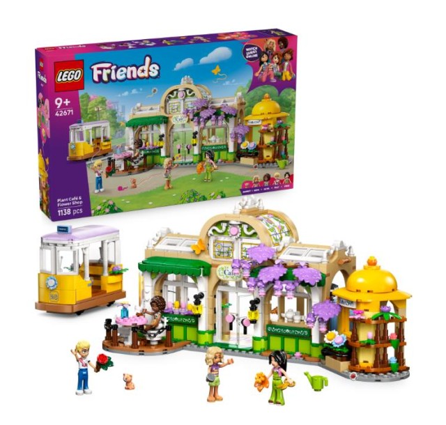 Конструктор LEGO Friends Кав'ярня з рослинами і квіткова крамниця