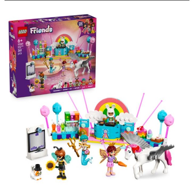 Конструктор LEGO Friends Костюмована вечірка з єдинорогом і феєю