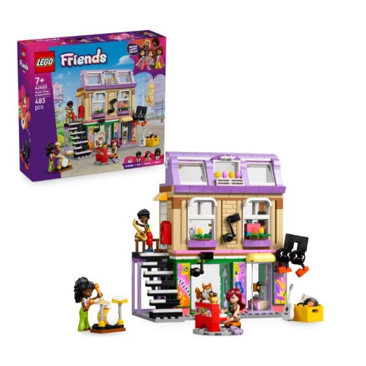 Конструктор LEGO Friends Музична крамниця і квартира