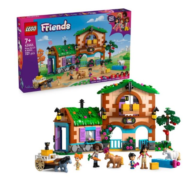Конструктор LEGO Friends Ранчо і стайня поні