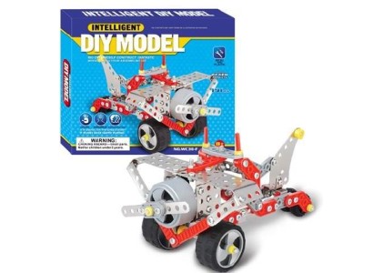 Конструктор металевий Same Toy Inteligent DIY Model Літак 191ел