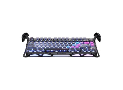 Клавіатура механічна GravaStar Mercury K1 Pro 80keys, GravaStar x Kailh Speedy Mint, BT/WL/USB, чорний