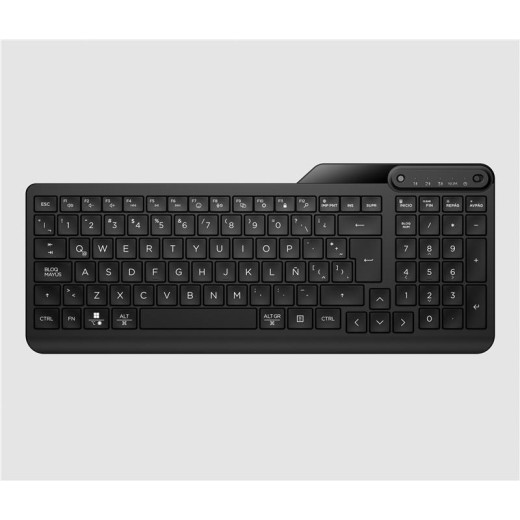 Клавіатура мембранна HP 460 Multi-Device key, BT, EN/UK, чорний