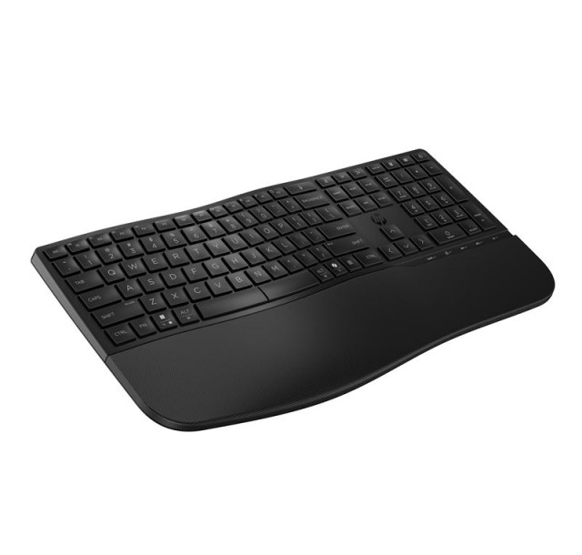 Клавіатура мембранна HP 680 Comfort Dual-Mode 111key, BT, EN/UK, чорний