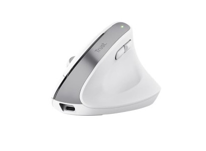 Миша Trust Bayo+ Multidevice Ergonomic, BT/WL/USB-A, біла