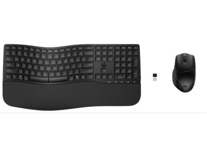 Комплект клавіатура та миша НР 680 Comfort Dual-Mode, BT, EN/UK, чорний