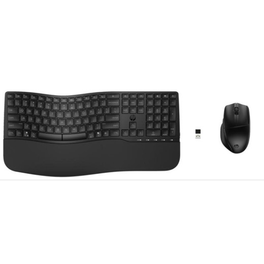 Комплект клавіатура та миша НР 680 Comfort Dual-Mode, BT, EN/UK, чорний