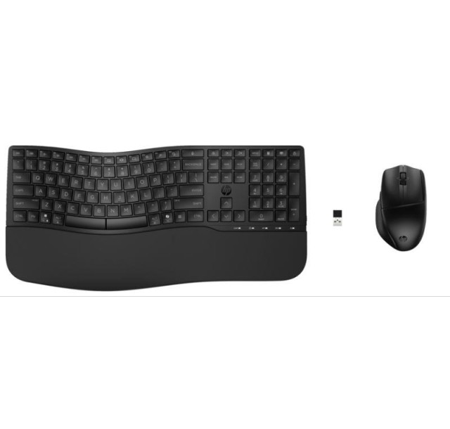 Комплект клавіатура та миша НР 680 Comfort Dual-Mode, BT, EN/UK, чорний
