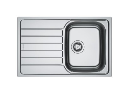 Мийка кухонна Franke Spark, нерж.сталь, прямокутник, з крилом, 780х500х340мм, чаша - 1, врізна, SKL 611-78, нерж декор