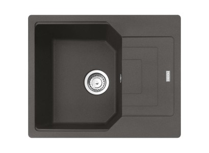Мийка кухонна Franke Urban, фраграніт, прямокутник, з крилом, 620х500х220мм, чаша - 1, врізна, оборотна, UBG 611-62, сірий сланець