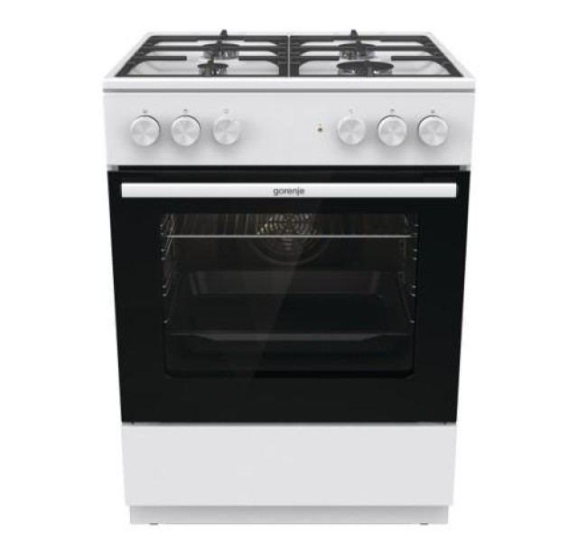 Плита Gorenje комбінована, 71л, 60x60см, чавун, білий