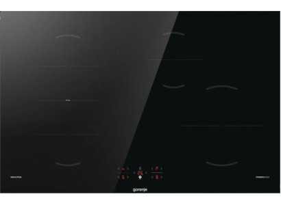 Варильна поверхня Gorenje індукційна, 80см, PowerBoost, TouchControl, поєднання конфорок, чорний