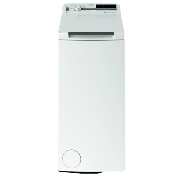 Пральна машина Whirlpool вертикальна, 6кг, 1200, A+++, 60см, дисплей, інвертор, білий