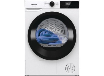 Сушильна машина Gorenje DHNE82/P тепловий насос, 8кг, А++, 60см, дисплей, білий