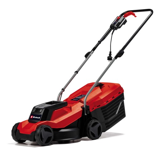 Газонокосарка електрична Einhell GC-EM 1000/32, 1000 Вт, 32 см, 20-70 мм, бак 30 л, до 300 м2, 7.91 кг