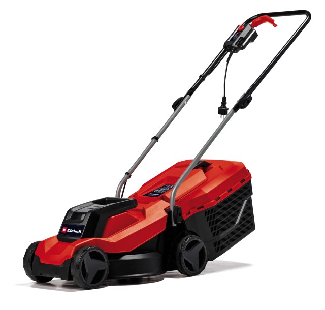 Газонокосарка електрична Einhell GC-EM 1000/32, 1000 Вт, 32 см, 20-70 мм, бак 30 л, до 300 м2, 7.91 кг