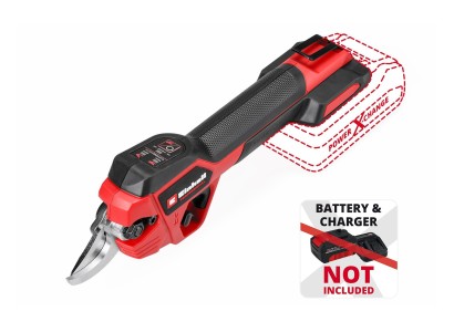 Секатор акумуляторний Einhell GP-LS 18/28 Li BL - Solo, PXC, 18В, безщітковий, товщ. 28/14 мм, сталь SK5, 0.82 кг (без АКБ і ЗП)
