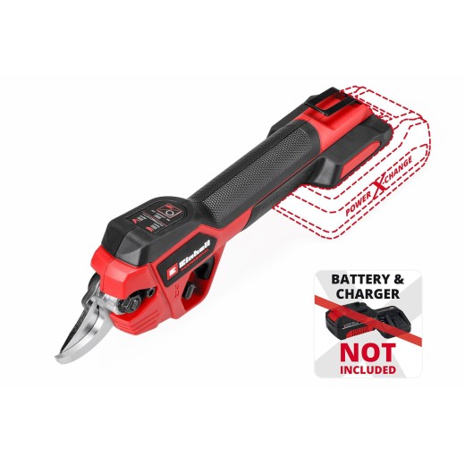 Секатор акумуляторний Einhell GP-LS 18/28 Li BL - Solo, PXC, 18В, безщітковий, товщ. 28/14 мм, сталь SK5, 0.82 кг (без АКБ і ЗП)