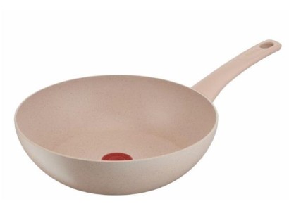 Сковорода ВОК Tefal Delight,28см, алюміній, бакеліт, бежевий