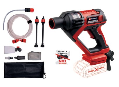 Мийка акумуляторна Einhell HYPRESSO 18/24-1 Li - Solo, PXC, 18В, до 24 бар, 240 л/хв, самовсмоктування, 2.1 кг (без АКБ і ЗП)