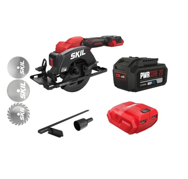 Пила дискова акумуляторна SKIL 3540 CA Compact 20В 1х5А·год 120мм 1.8кг