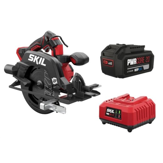 Пила дискова акумуляторна SKIL 3571 CA XP безщіткова 20В 1х5А·год 184мм 2.95кг