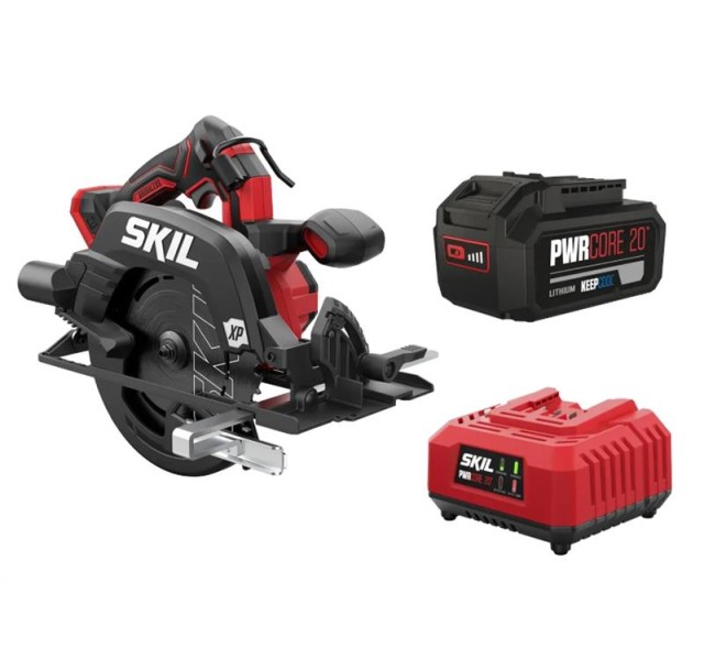 Пила дискова акумуляторна SKIL 3571 CA XP безщіткова 20В 1х5А·год 184мм 2.95кг