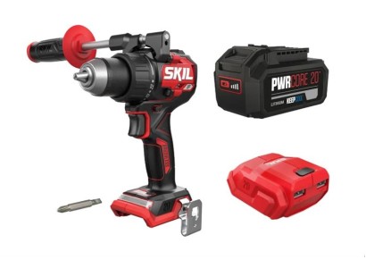 Шурупокрут-дриль акумуляторний SKIL 3080 CA XP 20В 1х5А·год 130Нм 600·2100об·хв 1.55кг