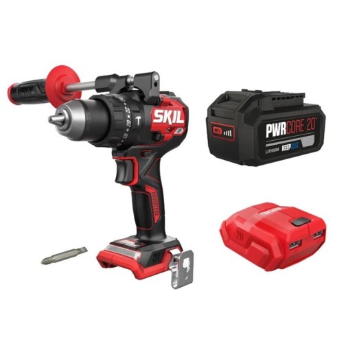 Шурупокрут-дриль ударний акумуляторний SKIL 3085 CA XP 20В 1х5А·год 130Нм 600·2100об·хв 1.65кг