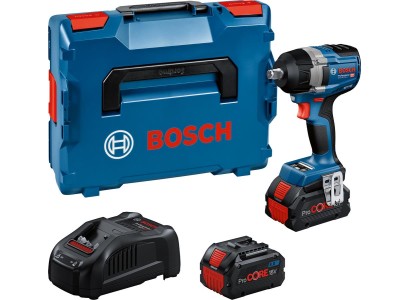 Гайковерт ударний Bosch Professional GDS 18V-750C 18В 2x8А·год до 3000об·хв 270/380/750Нм квадрат 1/2