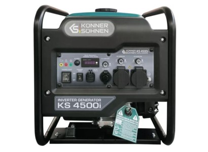 Генератор бензиновий інверторний Konner&Sohnen KS 4500i, 230В, 4.5кВт, ручний стартер, 33кг