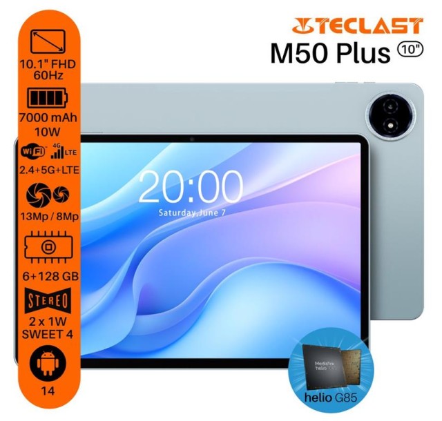 Планшет Teclast M50 Plus 10.1