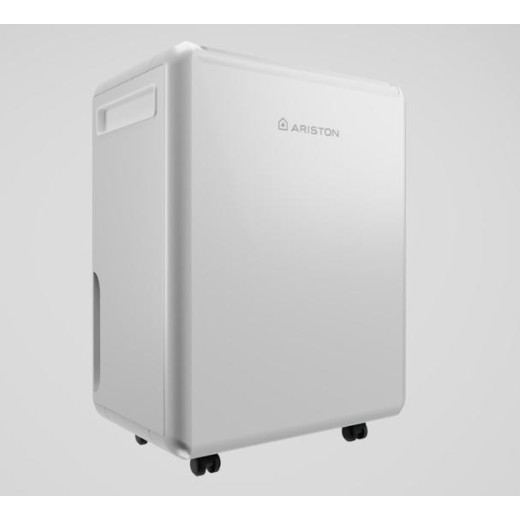 Осушувач повітря Ariston Deos EVO 12, 12л.на добу, 35м.кв , 130м3/год, 210Вт, ел.кер-ня, дисплей, таймер, авто вимк., білий