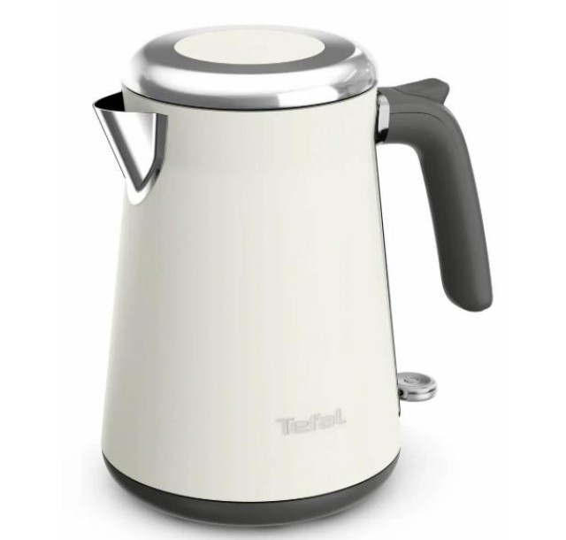 Електрочайник Tefal Collection 1.68л, Strix, нерж. сталь, бежевий