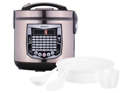 Мультиварка Ardesto, 860Вт, чаша-4л, електронне керув., пластик, шампань