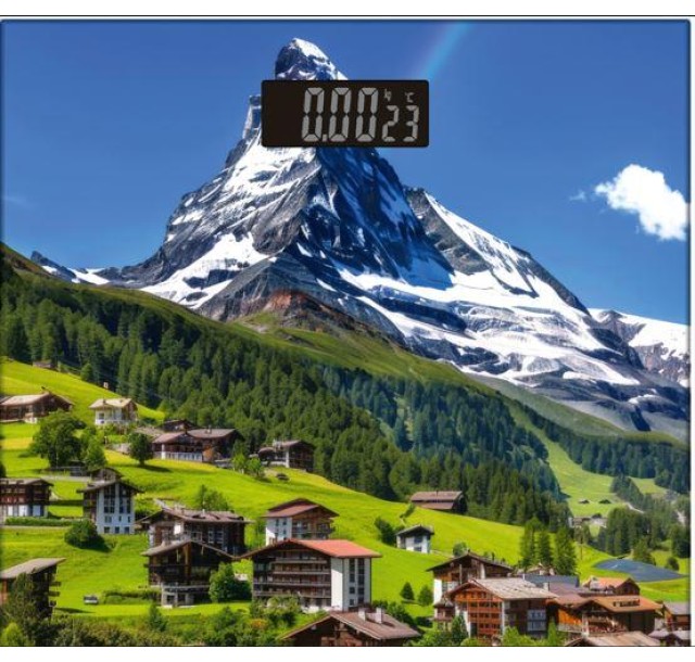 Ваги підлогові Ardesto SCB-965MATTERHORN макс. вага 150 кг/малюнок